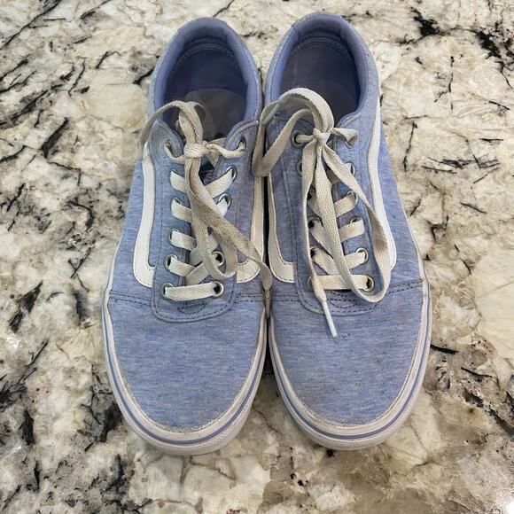 Vans Old Skool Blue Sneakers‎ Women’s size 8 - Picture 3 of 8